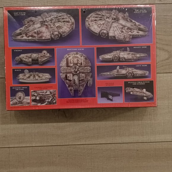 Puzz3D Star Wars Millennium Falcon Puzzle, 857 Pieces - Picture 2 of 3